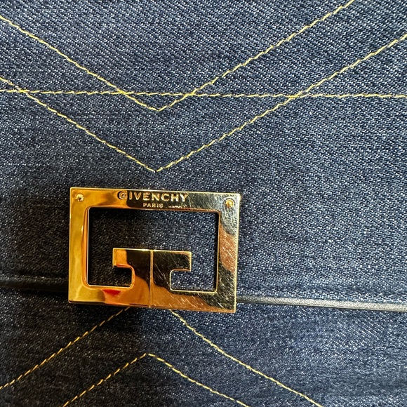 Givenchy ID denim Givenchy Women's Blue Id Medium  Shoulder Bag jeans small - Picture 15 of 15